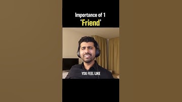 Important of good friend #motivation #shwetabhgangwar #friendship #viral #trending #explore