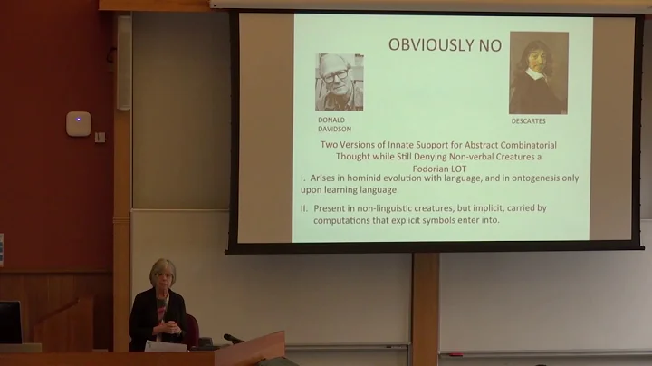 Susan Carey: The Ontogenetic Origin of Combinatori...