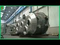 Amazing Heavy Duty CNC Machine. Multi-Process Vertical Mill Turn Machine. Crankshaft Rough Milling