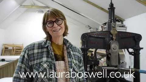 Reduction Lino with Laura Ep 20 , Printing Techniques: Fine Thin Inking onto Delicate Paper