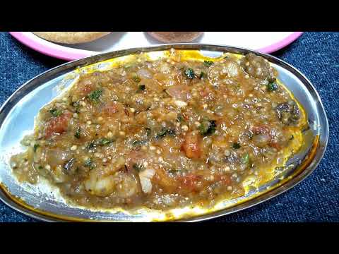 Basit Chuta बैंगन का भरता रेसिपी इन हिंदीLitti Chokha Recipe Sattu stuffed Fried ...
