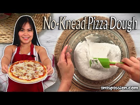 Easy NO KNEAD Pizza DOUGH | Homemade Pizza Dough