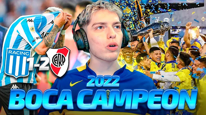 DAVOO XENEIZE REACCIONA A BOCA CAMPEON 2022 - LA PECHEADA DE RACING Y EL TITULO DE BOCA!