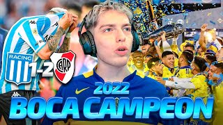 DAVOO XENEIZE REACCIONA A BOCA CAMPEON 2022 - LA PECHEADA DE RACING Y EL TITULO DE BOCA!