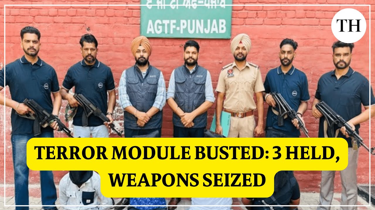 Amritsar police dismantle terror module, seize AK-47 and pistols; three arrested