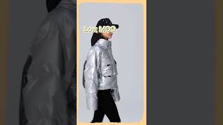 High quality cool style women shiny duck down jacket #clothes #winterclothes #wintercoats