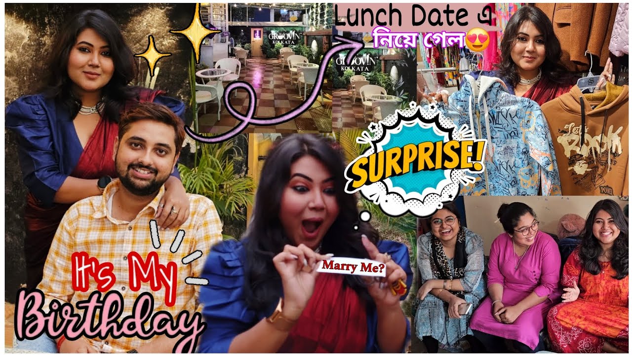 It's My BIRTHDAY🥳জন্মদিনে পেলাম সেরা SURPRISE😱😵Groovin kolkata cafe