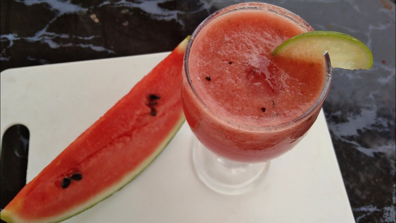 ဖရဲသီးဖျော်ရည် ၊watermelon juice.น้ำเเตงโม🍉