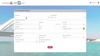 System Login For Establishments - Darb Abu Dhabi Toll Gates System