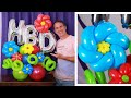 BOUQUET DE GLOBOS - como hacer un bouquet de globos - arreglos con globos cumpleaños - Gustavo gg