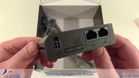 Teltonika RUT240 LTE Router - QUICK UNBOXING & SPECIFICATIONS 4K