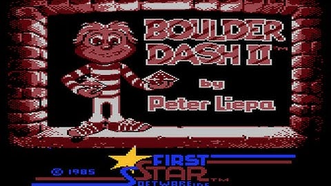 Boulder Dash 2  Intro Atari 800