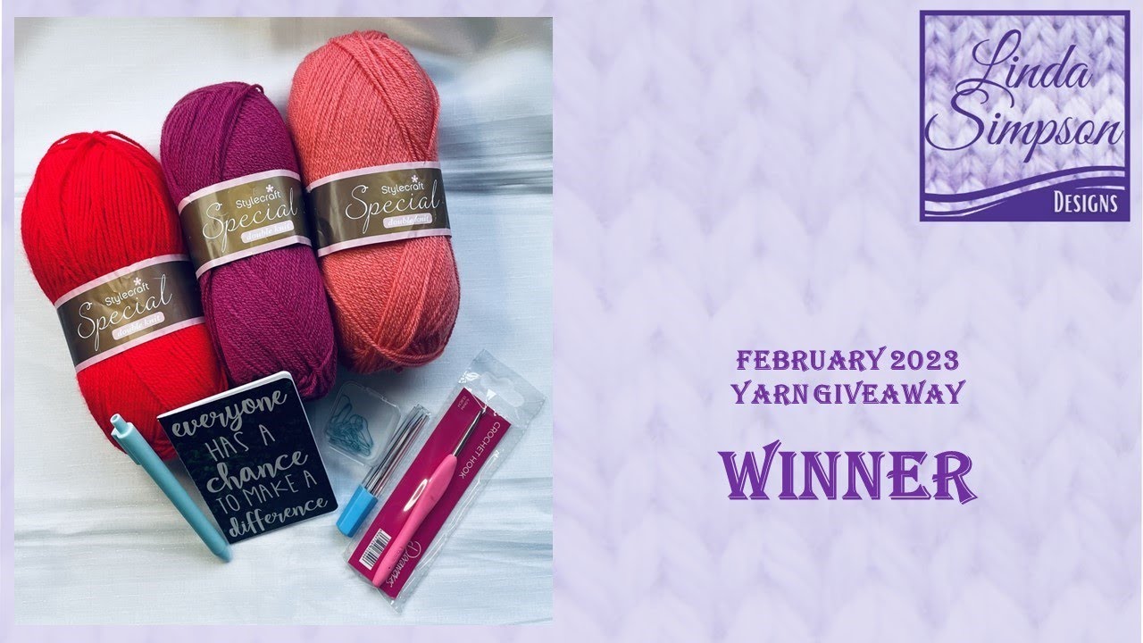 February 2023 Yarn Giveaway Winner YouTube February 2023 Yarn Giveaway Winner YouTube