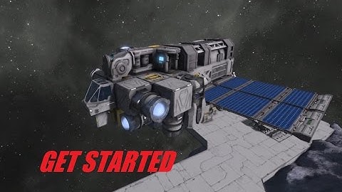 Space Engineers; Starter Ship Build