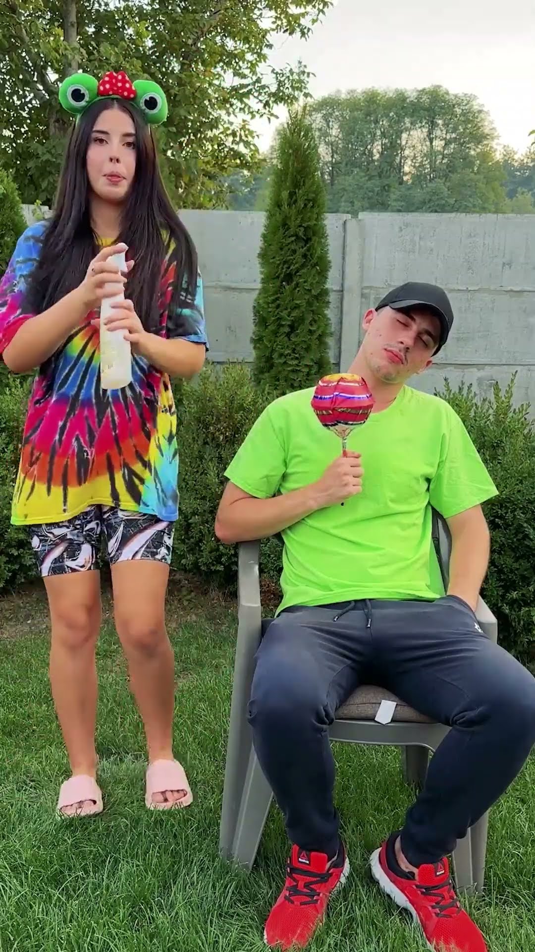 Baby sister stops her from stealing lollipop ????❤️???