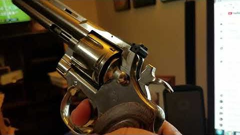 2020 Colt Python not cycling properly when dry firing