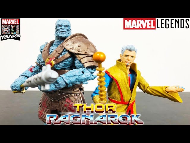 Marvel Legends 80Th Anniversary (Thor Ragnarok) Grandmaster e Korg