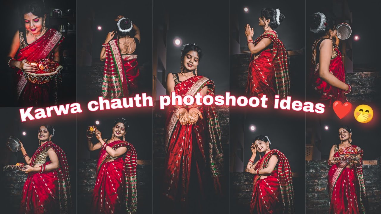 Premium Photo | Beautiful indian woman looking at the moon on karva chauth