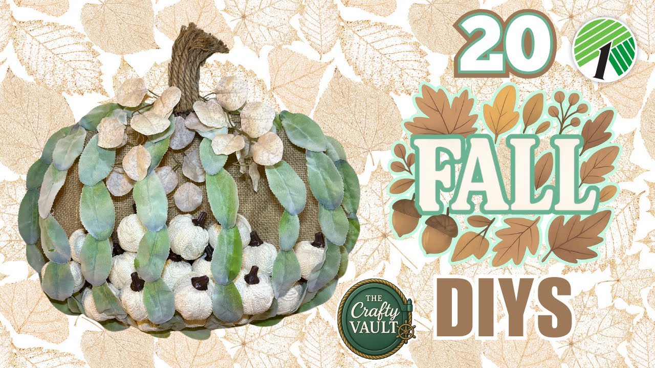 🍁 Cozy & Neutral 20 Fall Dollar Tree DIYS from The Crafty Vault