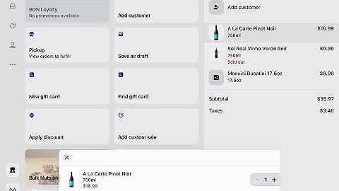 Manual discount of an Item
