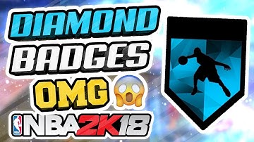 Diamond Badges Unlocked in NBA 2K18 😱 All Badges Turn Diamond/Hall of Fame at 99 Overall Rep