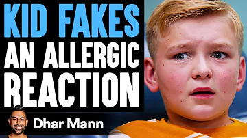 Kid FAKES ALLERGIC REACTION, He Instantly Regrets It | Dhar Mann