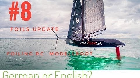 Sailing the Monohull Hydro foiler soon. RC AC 72 model build