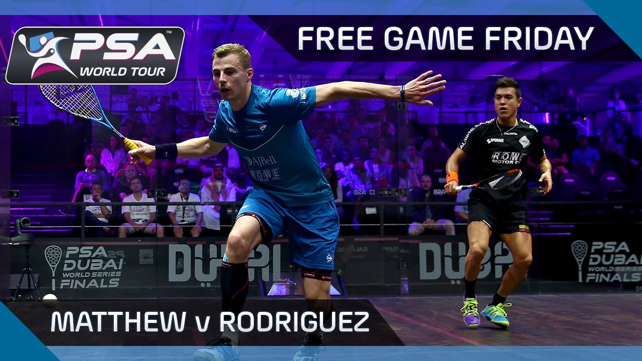 Squash Free Game Friday Matthew V Rodriguez World Series Finals 2016 Youtube Squash Free Game Friday Matthew V Rodriguez World Series Finals 2016 Youtube