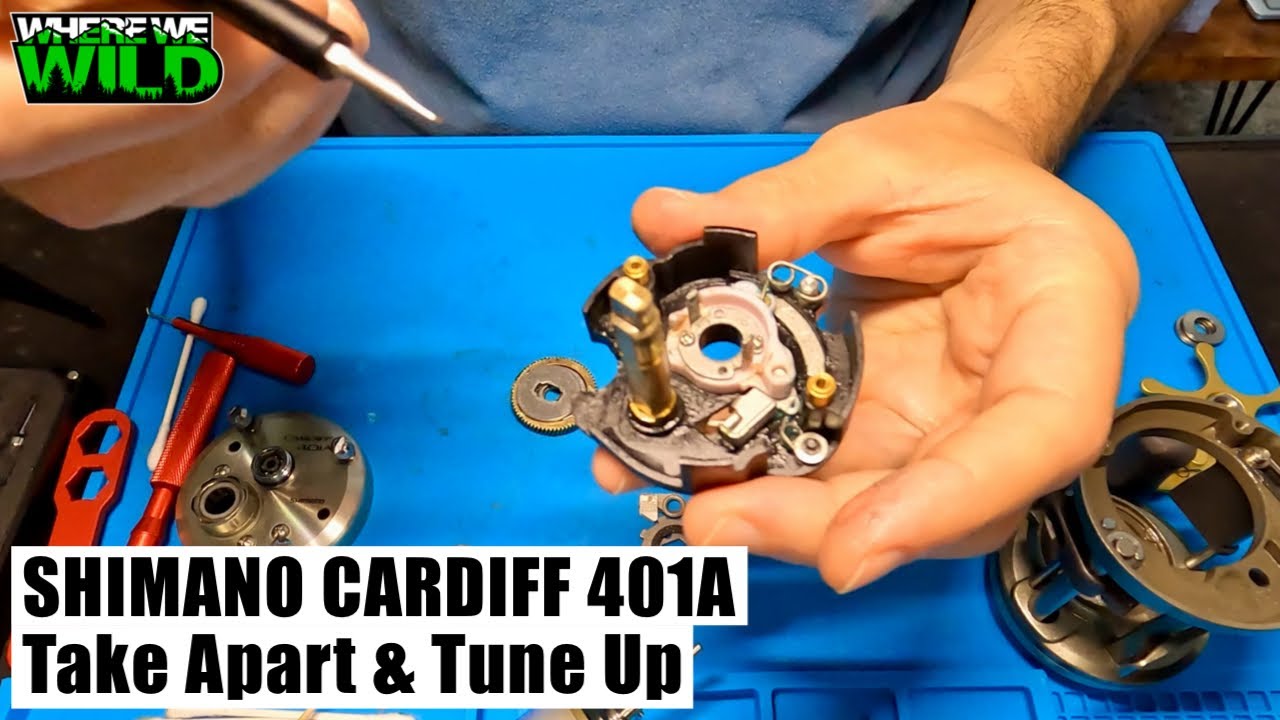 Shimano Cardiff 401A - Take Apart & Tune up - Gomexus Power Handle