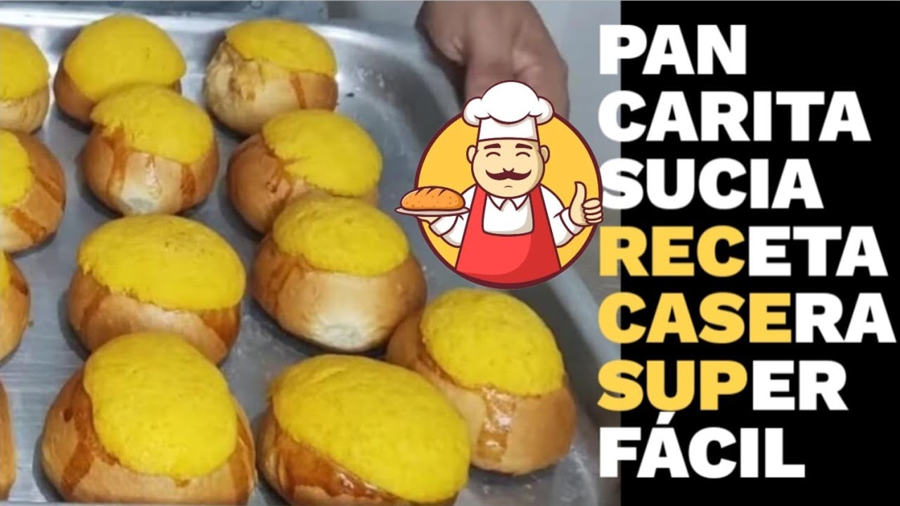 Pan carita sucia ecuatoriano 🇪🇨 | Receta tradicional fácil y deliciosa