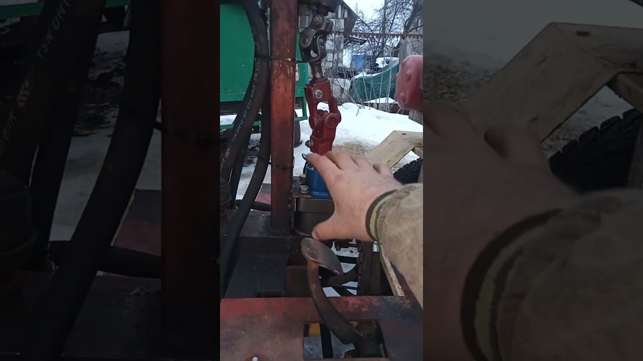 модернизация самодельного погрузчика.