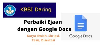 Perbaiki Ejaan Online dengan Google Docs Plus KBBI screenshot 4