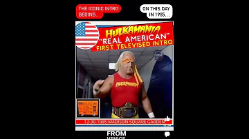 WWF Hulk Hogan Real American Debut 12 30 85 Madison Square Garden 