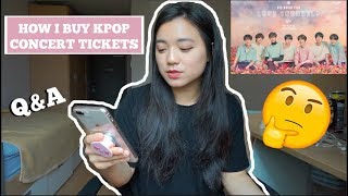 HOW I BUY KPOP CONCERT TICKETS // BTS LOVE YOURSELF TOUR