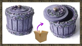 How to make a trunkstyle FLORAL BOX | do it yourself trunk box