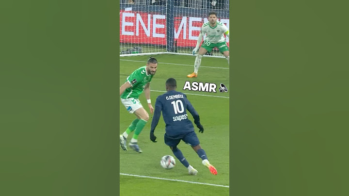 A goal you can feel 🥰 #psg #dembele #asmr