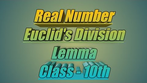 Real Number ||  Some Examples Using Application of Euclid