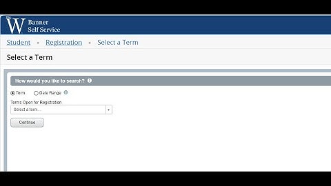 Banner Self Service Quick Guide   Register For Classes