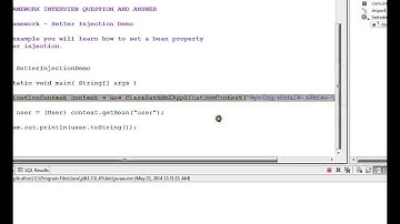 SPRING FRAMEWORK SETTER INJECTION