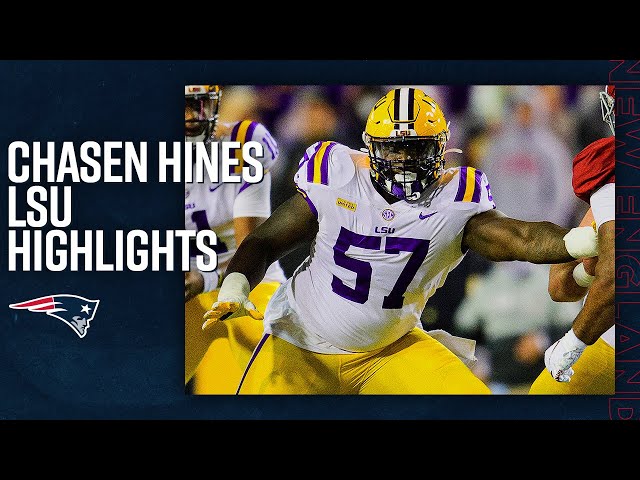 Patriots draft LSU guard Chasen Hines in the sixth round - Pats Pulpit