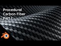 Procedural carbon fiber shader  part 1 cycles  eevee compatible