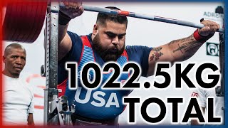 BIGGEST TOTAL AT IPF WORLDS 2022  JESUS OLIVARES