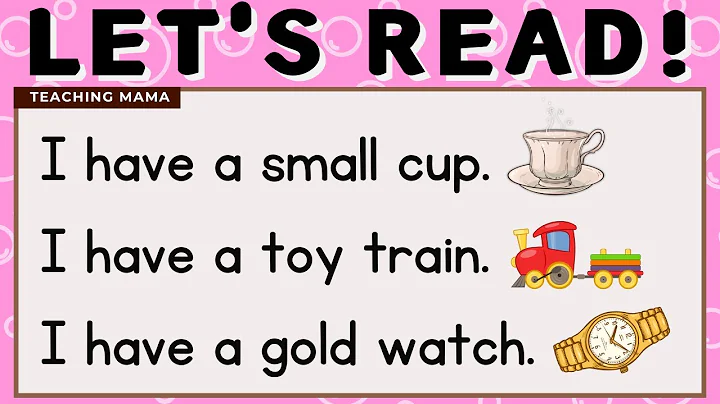 LET'S READ! | READING LESSON FOR KIDS | PRACTICE YOUR ENGLISH READING SENTENCES | TEACHING MAMA