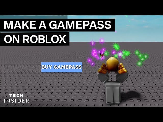como fazer um gamepass no roblox