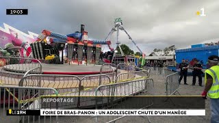 Accident de manège à la Foire agricole de Bras-Panon : un adolescent de 14 ans chute d’un manège.