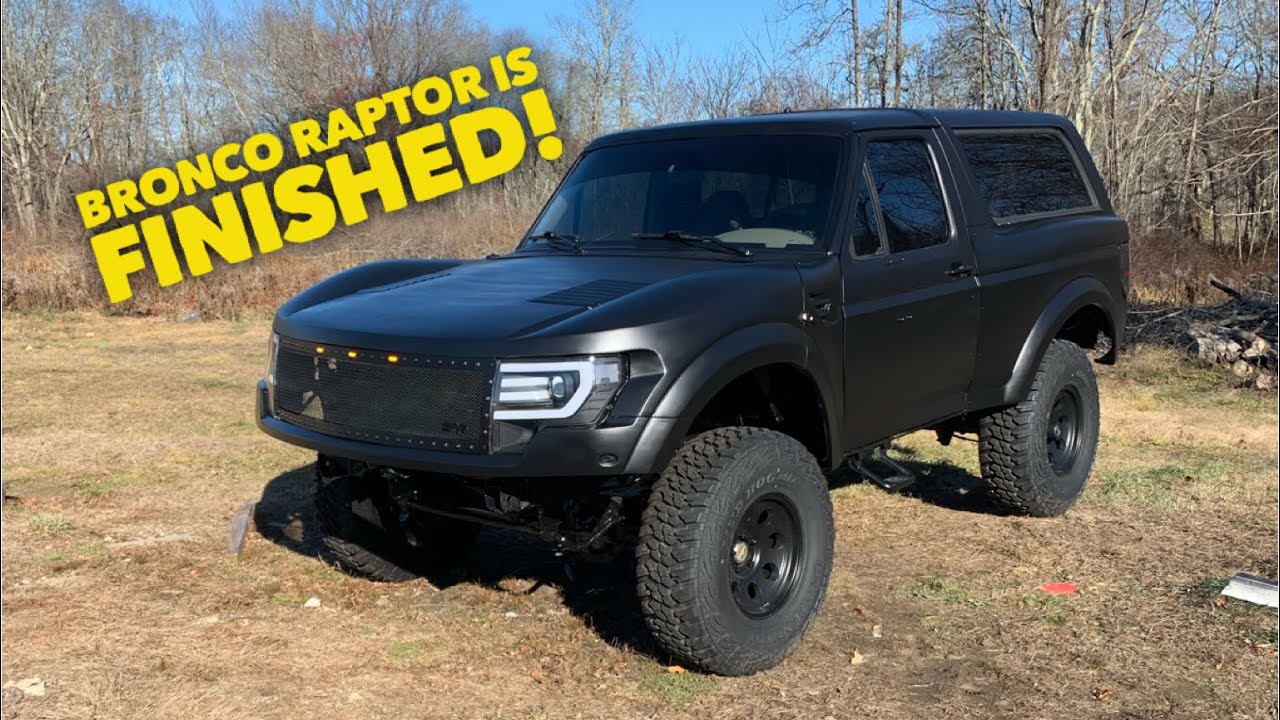 The bronco raptor is ready for the woods! - YouTube