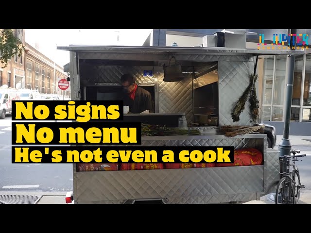 This food truck in Philly has no signs, no menu and people are still lining up for his food class=
