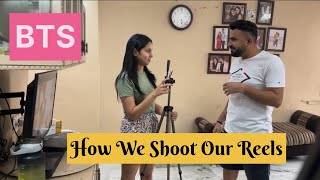 How We Shoot Our Reels |BTS| The Abnormal Couple | Aandu & Chhote |