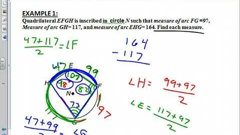 10 4 Inscribed Angles