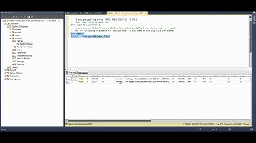 MS SQL 2012 - How to Fix Error ERROR 9002 LOG FILE IS FULL.avi